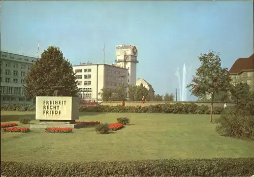 Berlin Reichskanzlerplatz Denkmal Fontaene Kat. Berlin