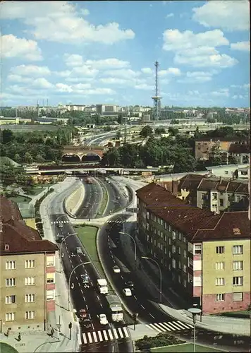 Berlin Stadtautobahn mit Funkturm Kat. Berlin