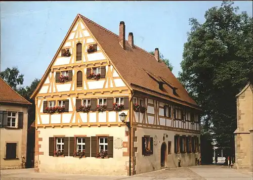 Weissenburg Bayern Messnerhaus erbaut 1581 fruehere Lateinschule Kat. Weissenburg i.Bay.