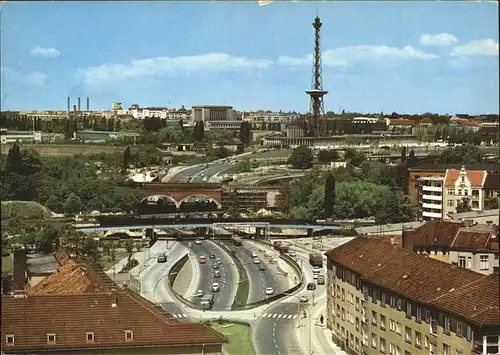 Berlin Schnellstrassen und Funkturm Kat. Berlin