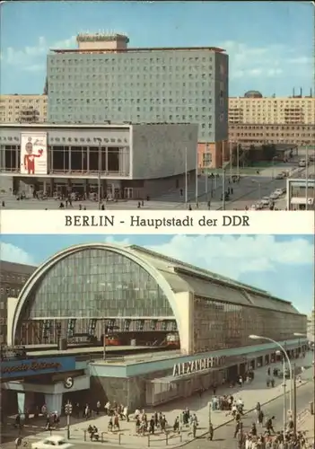 Berlin Hotel Berolina Kino International Bahnhof Alexanderplatz Kat. Berlin