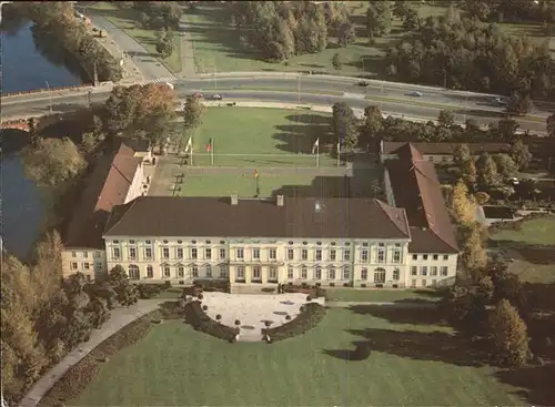 Berlin Schloss Bellevue Fliegeraufnahme Kat. Berlin