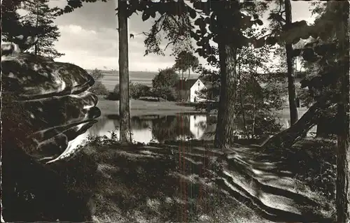 Friedenfels An der Haferdeck Weiher Kat. Friedenfels