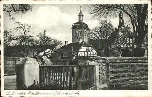 Luckenwalde Marktturm Johanniskirche Kat. Luckenwalde