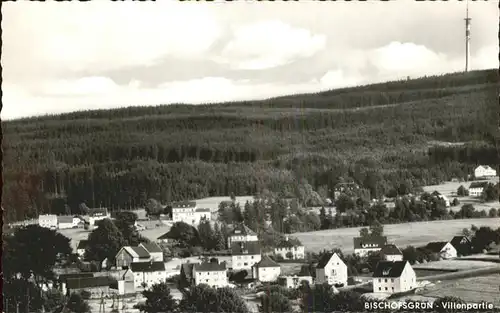 Bischofsgruen Villenpartie Turm Hoehenluftkurort Kat. Bischofsgruen