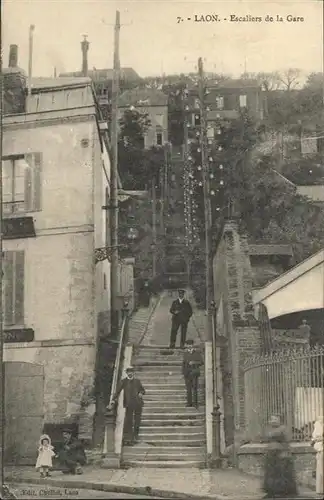 Laon Escaliers Gare *