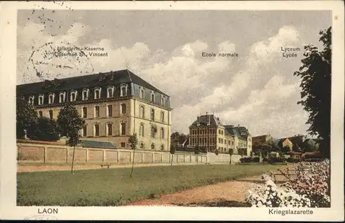 Laon Infanterie Kaserne Casernes St. Vincent Ecole Lyceum Lycee x