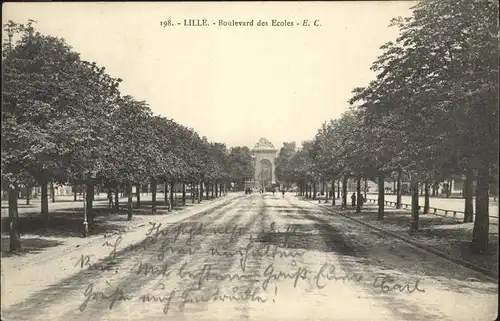 Lille Boulevard des Ecoles Kat. Lille