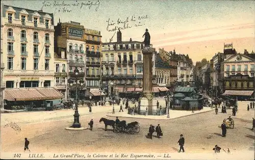 Lille Grand Place
Colonne
Rue Esquermaise Kat. Lille