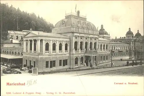 Marienbad Tschechien Kursaal und Neubad Boehmen Kat. Marianske Lazne