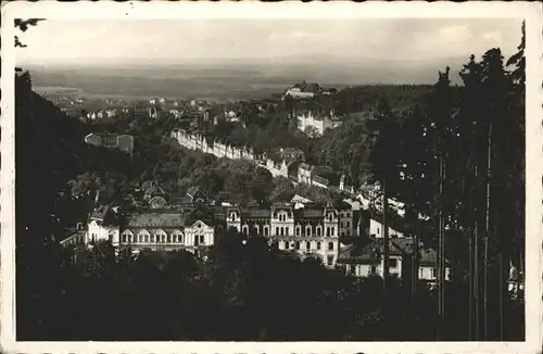 Marienbad Tschechien Blick zum Cafe Egerlaender Boehmen Kat. Marianske Lazne