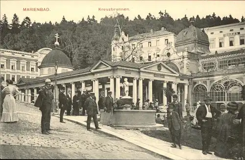 Marienbad Tschechien Kreuzbrunnen Boehmen Kat. Marianske Lazne