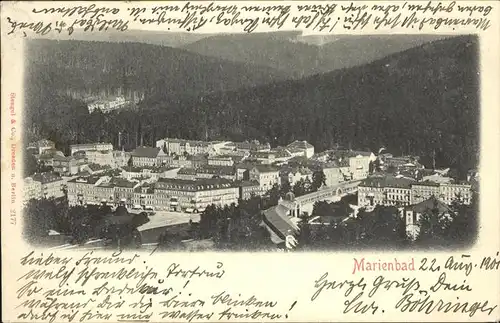 Marienbad Tschechien Teilansicht Boehmen Kat. Marianske Lazne