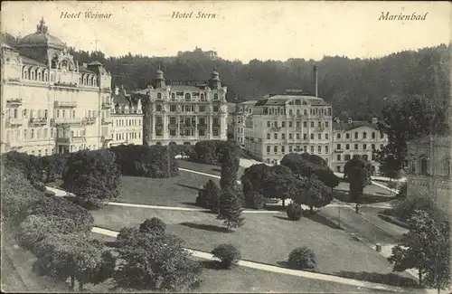 Marienbad Tschechien Hotel Weimar Hotel Stern Boehmen Kat. Marianske Lazne