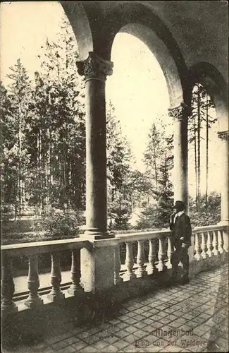 Marienbad Tschechien Blick von der Waldquelle Boehmen Kat. Marianske Lazne