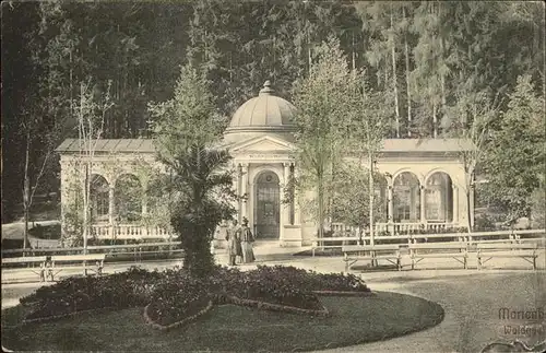 Marienbad Tschechien Waldquelle Boehmen Kat. Marianske Lazne