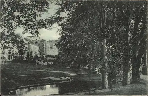 Marienbad Tschechien Neue Parkanlagen Obere Kaiserstrasse Boehmen Kat. Marianske Lazne