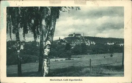 Marienbad Tschechien Cafe Egerlaender Boehmen Kat. Marianske Lazne