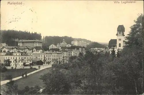 Marienbad Tschechien Villa Luginsland Absteigequartier Sr. Majestaet Kaiser Franz Josef I. Boehmen Kat. Marianske Lazne