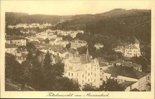 Marienbad Tschechien Totalansicht Boehmen Kat. Marianske Lazne