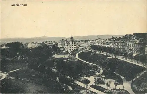 Marienbad Tschechien Teilansicht Park Boehmen Kat. Marianske Lazne