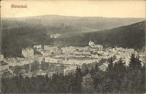 Marienbad Tschechien Panorama Boehmen Kat. Marianske Lazne