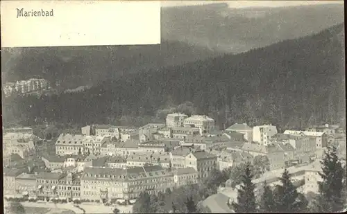 Marienbad Tschechien Panorama Boehmen Kat. Marianske Lazne