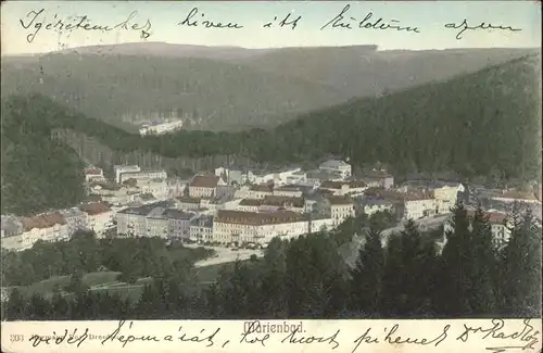 Marienbad Tschechien Panorama Boehmen Kat. Marianske Lazne