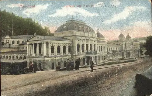 Marienbad Tschechien Kurhaus und Neubad Boehmen Kat. Marianske Lazne