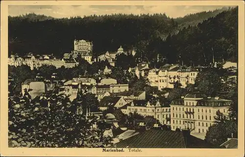 Marienbad Tschechien Totalansicht Boehmen Kat. Marianske Lazne