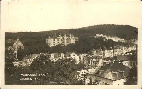 Marienbad Tschechien Teilansicht Boehmen Kat. Marianske Lazne