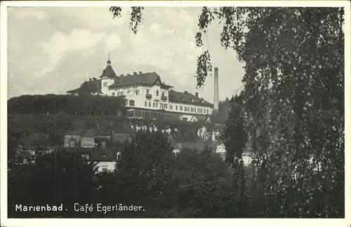 Marienbad Tschechien Hoehenhotel Cafe Egerlaender Boehmen Kat. Marianske Lazne