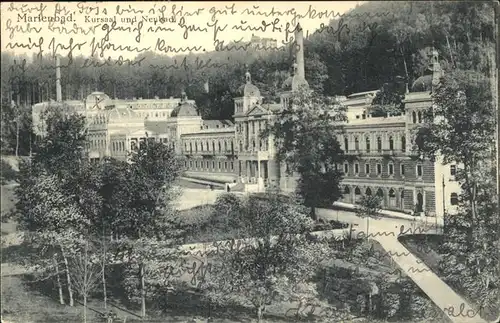 Marienbad Tschechien Kursaal und Neubad Boehmen Kat. Marianske Lazne