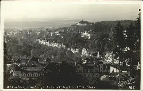 Marienbad Tschechien Blick von der Friedrich Wilhelms Hoehe Boehmen Kat. Marianske Lazne