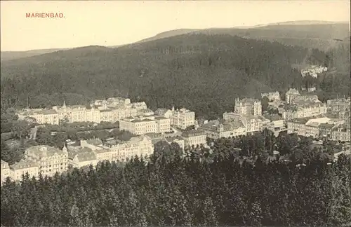 Marienbad Tschechien Panorama Boehmen Kat. Marianske Lazne