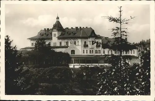 Marienbad Tschechien Hoehenhotel Cafe Egerlaender Boehmen Kat. Marianske Lazne