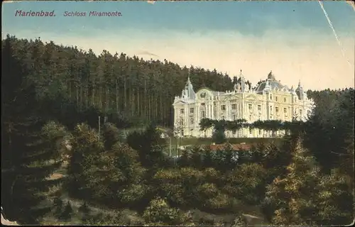 Marienbad Tschechien Hotel Schloss Miramonte Boehmen Kat. Marianske Lazne