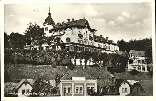 Marienbad Tschechien Hoehenhotel Cafe Egerlaender Boehmen Kat. Marianske Lazne