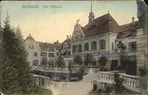 Marienbad Tschechien Cafe Ruebezahl Boehmen Kat. Marianske Lazne