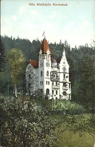 Marienbad Tschechien Villa Waldidylle Boehmen Kat. Marianske Lazne