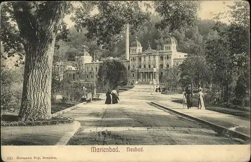 Marienbad Tschechien Neubad Park Boehmen Kat. Marianske Lazne