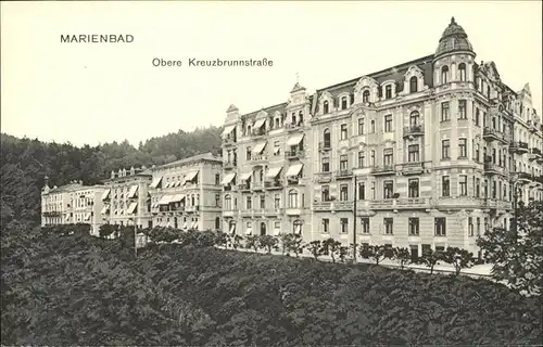 Marienbad Tschechien Obere Kreuzbrunnstrasse Boehmen Kat. Marianske Lazne