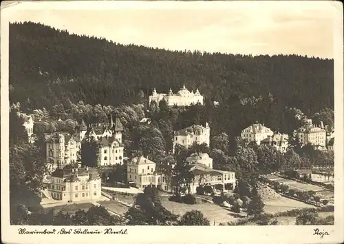 Marienbad Tschechien Hotel Bellevue Boehmen Kat. Marianske Lazne