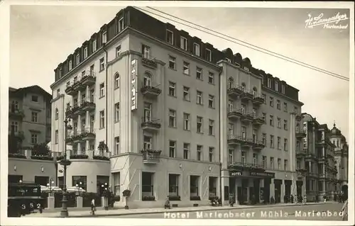 Marienbad Tschechien Hotel Marienbader Muehle Boehmen Kat. Marianske Lazne