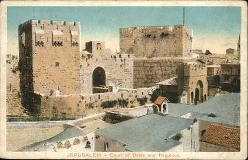 Jerusalem Yerushalayim Jerusalem Court Davis Hippicus * / Israel /