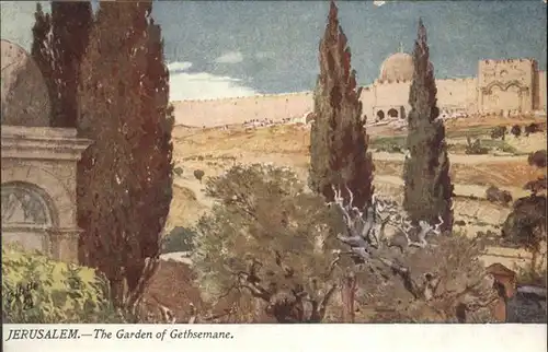 Jerusalem Yerushalayim Jerusalem Garden Gethsemane * / Israel /