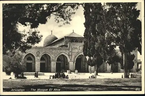 Jerusalem Yerushalayim Jerusalem Mosque El Aksa Moschee Tempelplatz x / Israel /