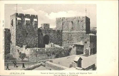 Jerusalem Yerushalayim Jerusalem Tower David Hippicus Turm Tour * / Israel /