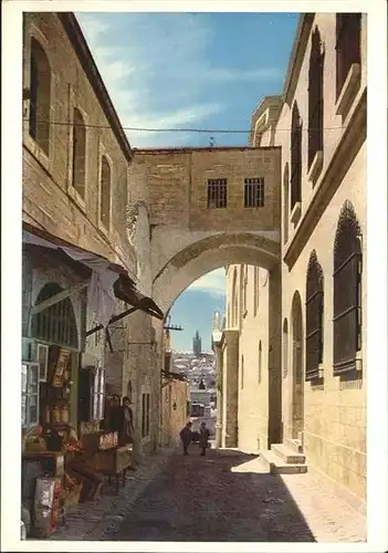 Jerusalem Yerushalayim Jerusalem Ecce-Homo-Arch Arc Ecce-Homo  Bogen * / Israel /