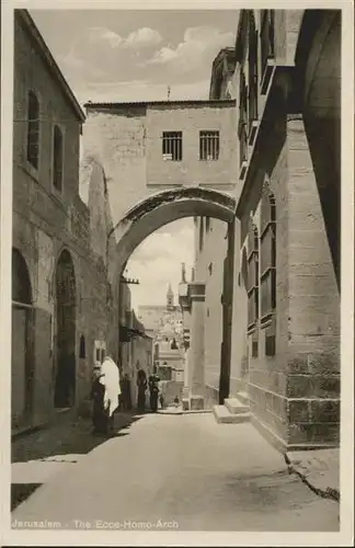 Jerusalem Yerushalayim Jerusalem Ecce-Homo-Arch * / Israel /